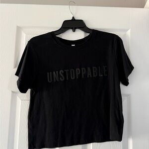 Athleta Black Graphic Tee